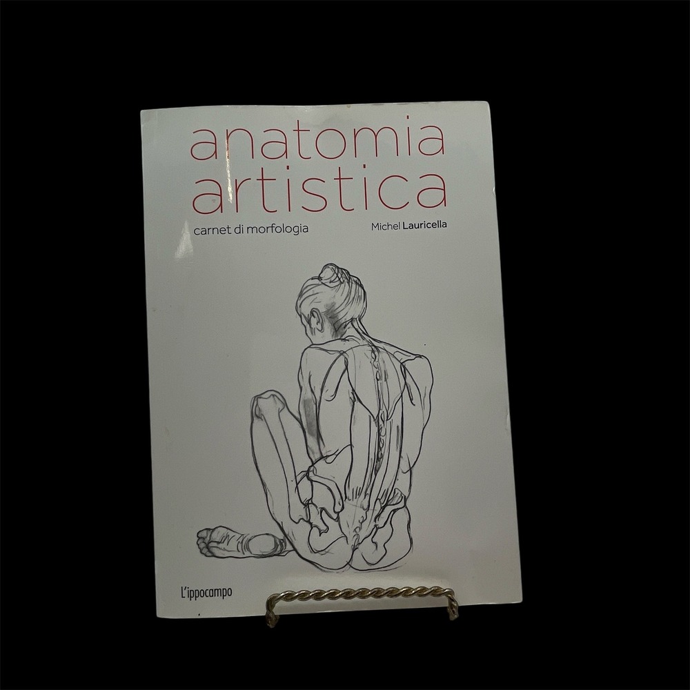 Anatomia Artistica Carnet di Morfologia M. Lauricella Italian Anatomy Art Book